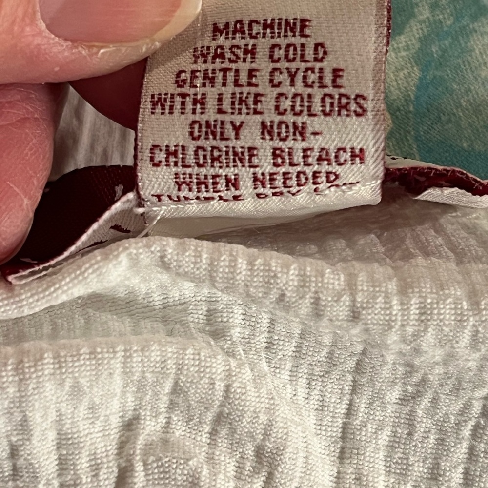 JM Collection White Tank/Shell top. Size large - Picture 6 of 8